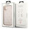 Guess GUHCN61G4GFPI iPhone 11 / Xr 6,1różowy/pink hard case 4G Metal Gold Logo